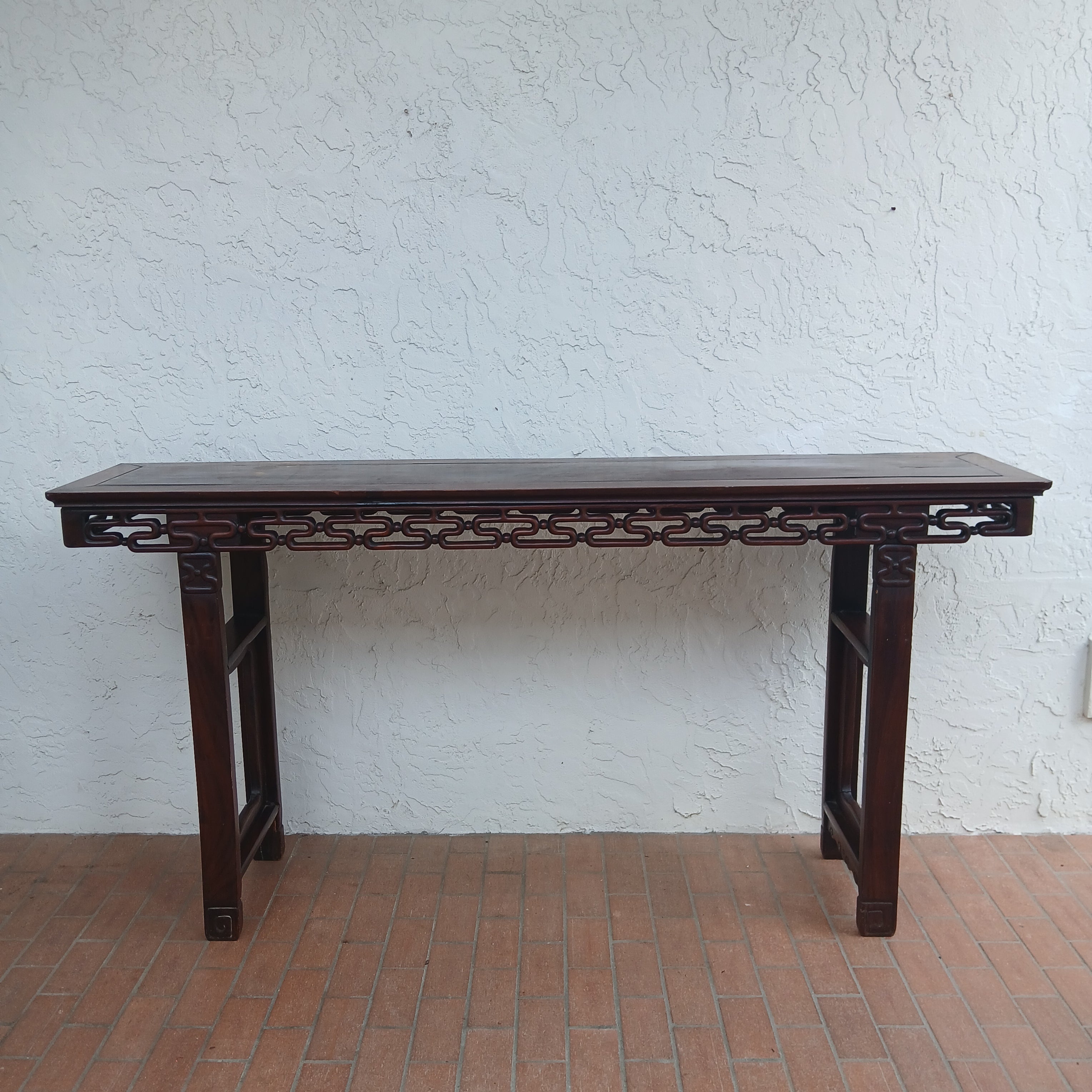 18th to Early 19th Century Chinese Carved Hongmu Altar Table