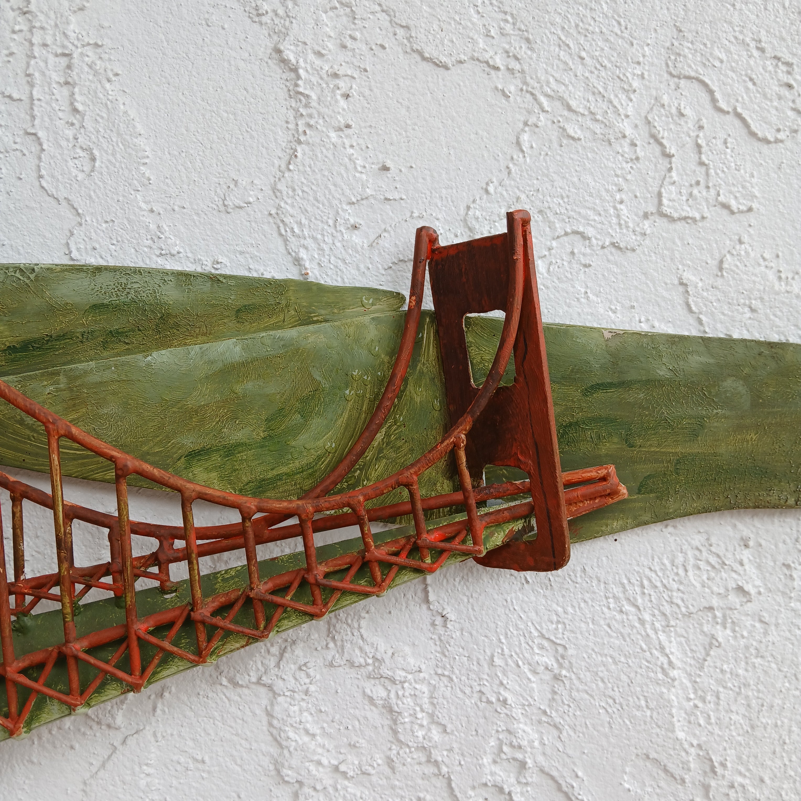 Vintage Golden Gate Bridge Wall Sculpture Wow!