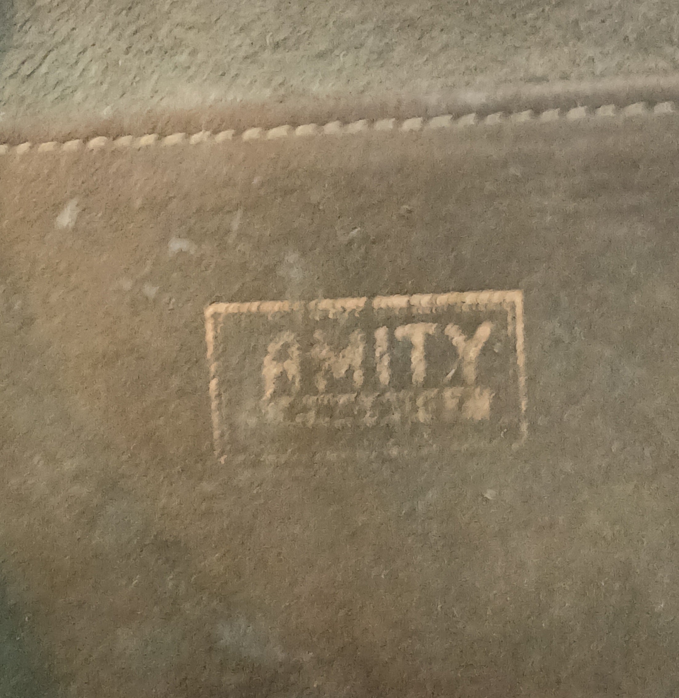 Vintage Amity Art Nouveau Style Tooled Leather Purse