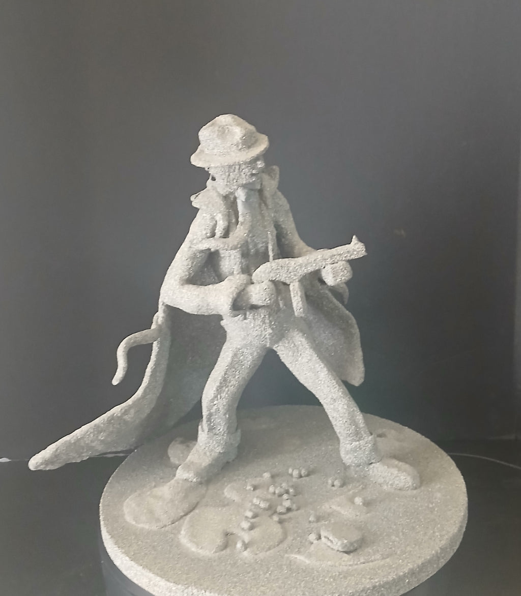 Tommy Gun Gangster Sculpture - ARE YOU KIDDING ME? !!! Showcaseshop Showcases