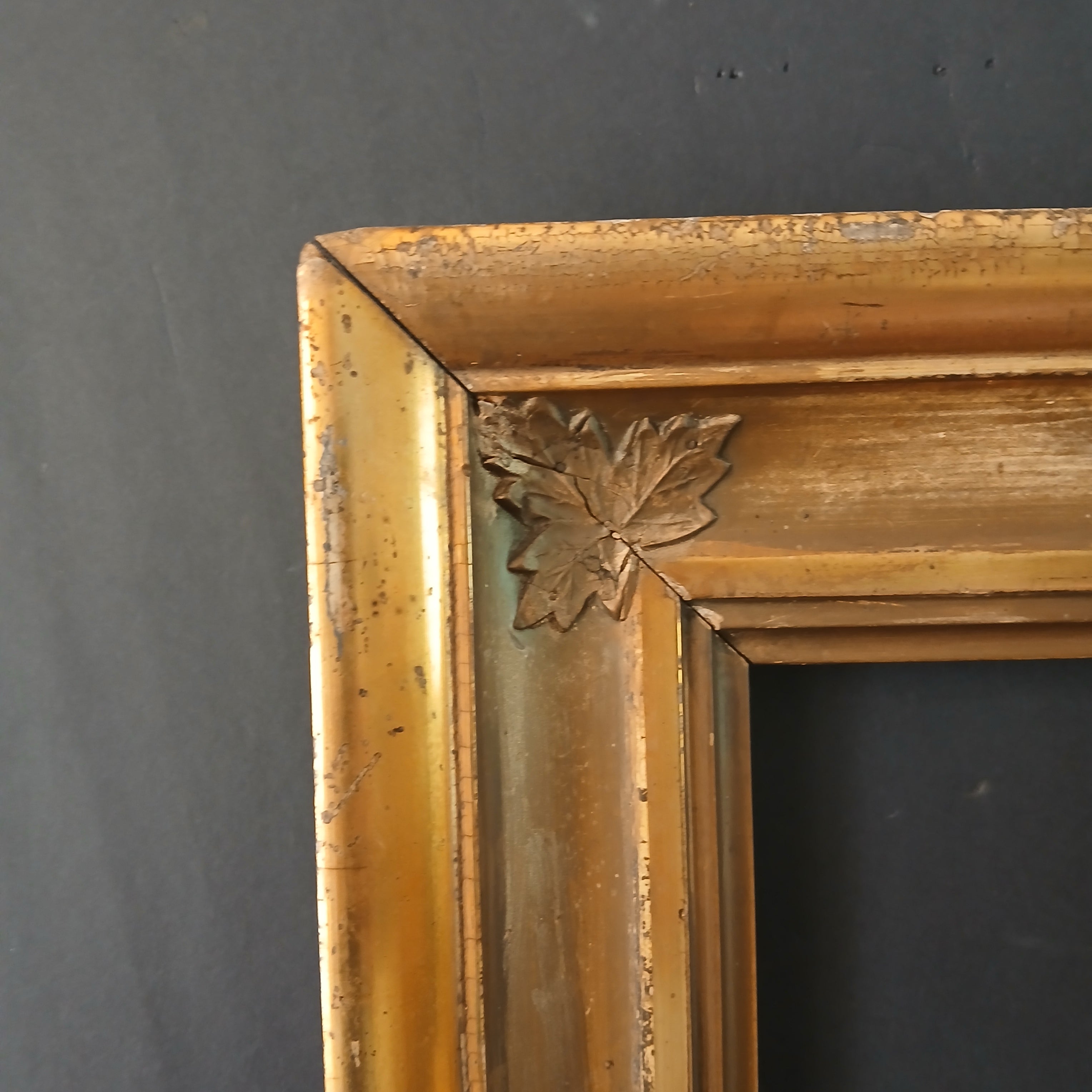 Lustrous Antique Picture/Mirror Frame c. 1900 15 3/4 x 11 3/4