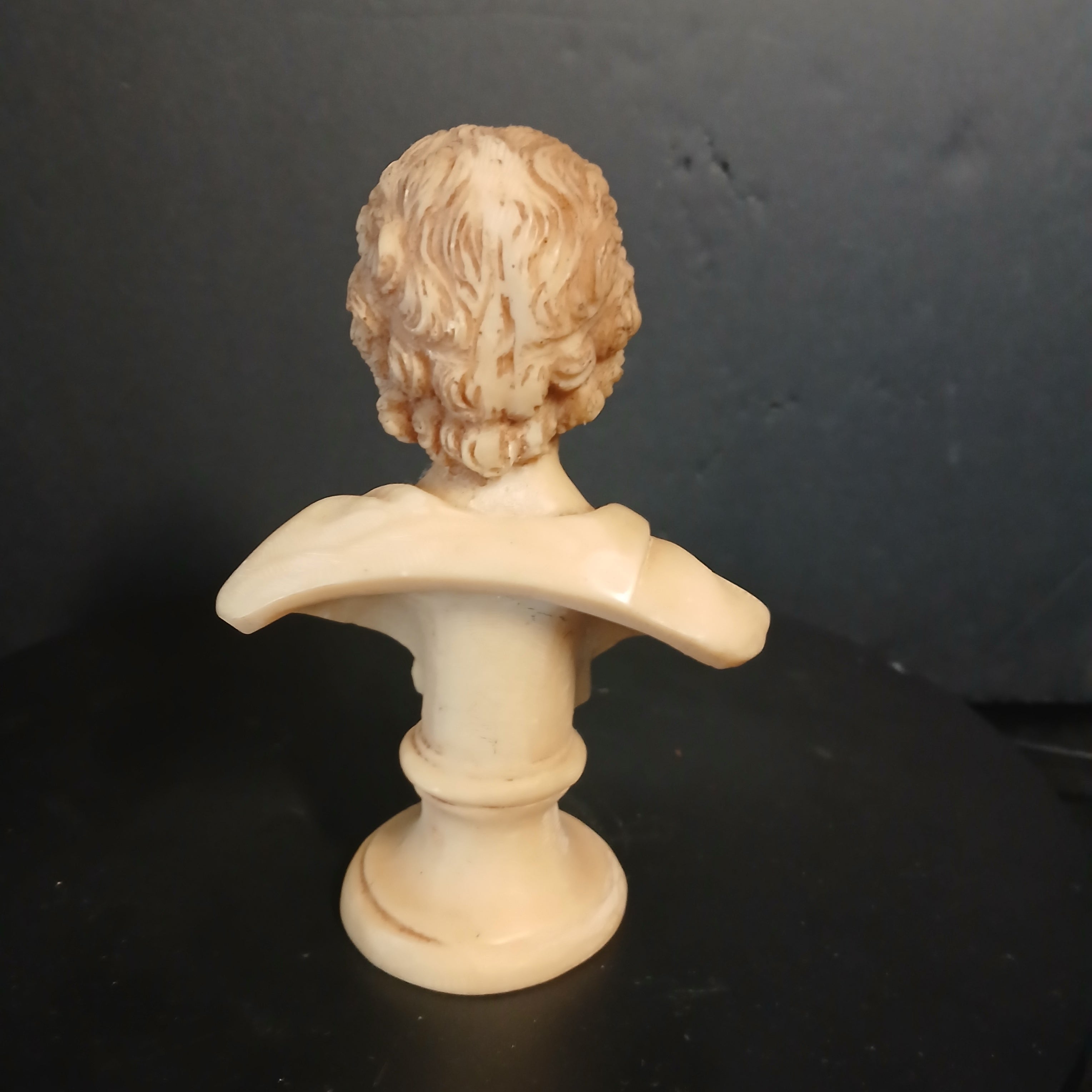 Intricately Carved Classical Bust of Homer
