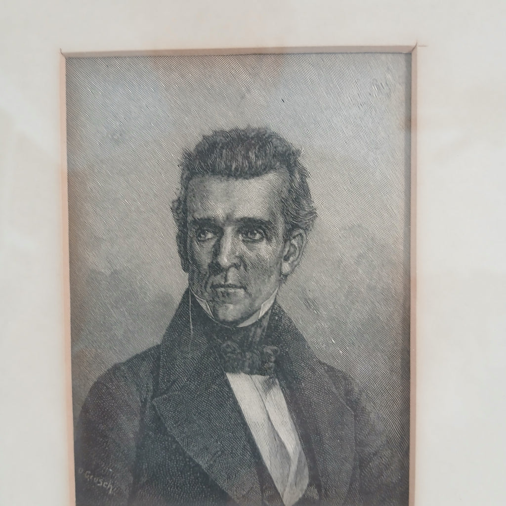 Land Grant bearing signature of James K. Polk 11th President of the United States