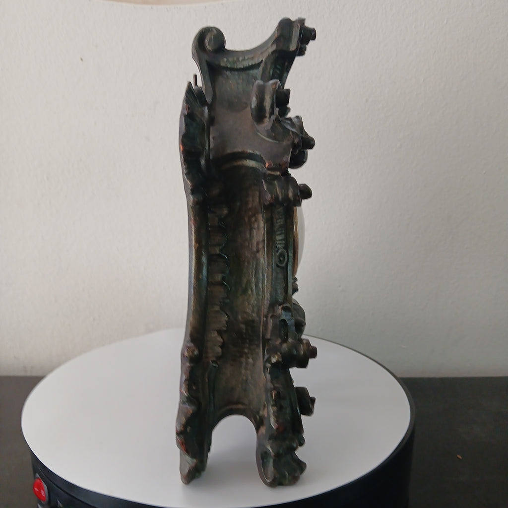 A Magnificent Rococo Style Antique Carved Wood Mantle Clock