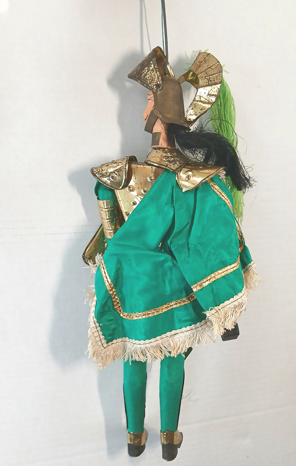 Pair of Old Vintage Knight Soldier Marionettes