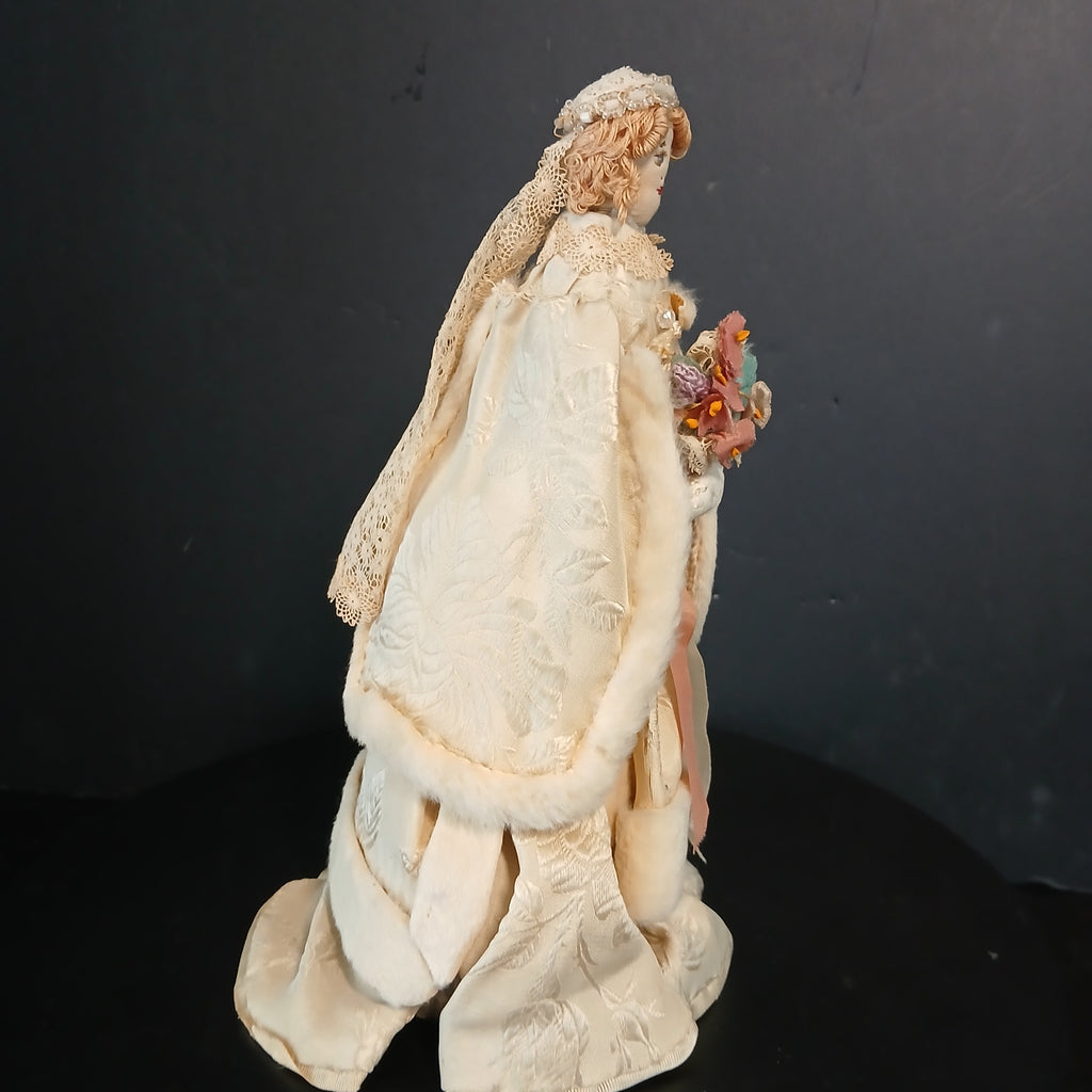 19th Century Handmade Bridal Doll