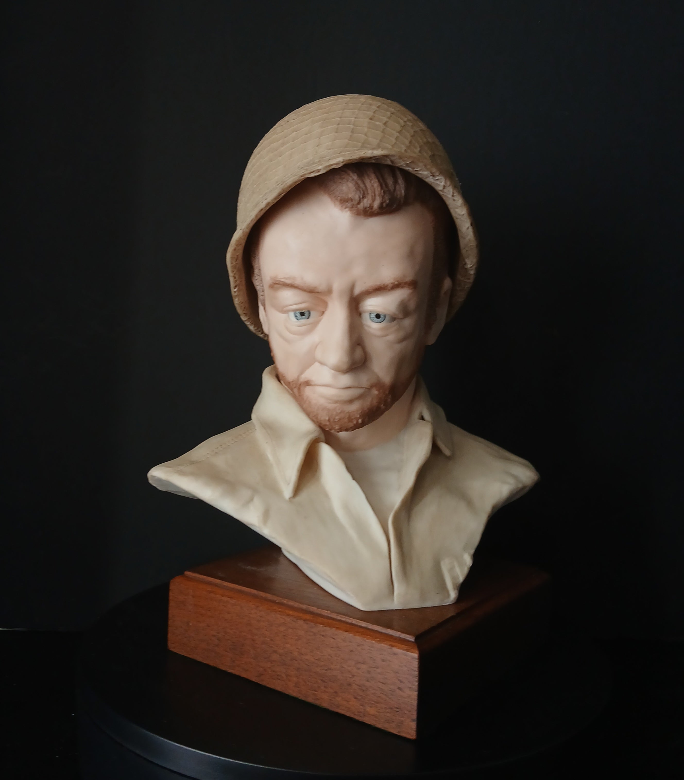 American GI 1971 Ceramic Sculpture by Edward Rohn 1927-2009