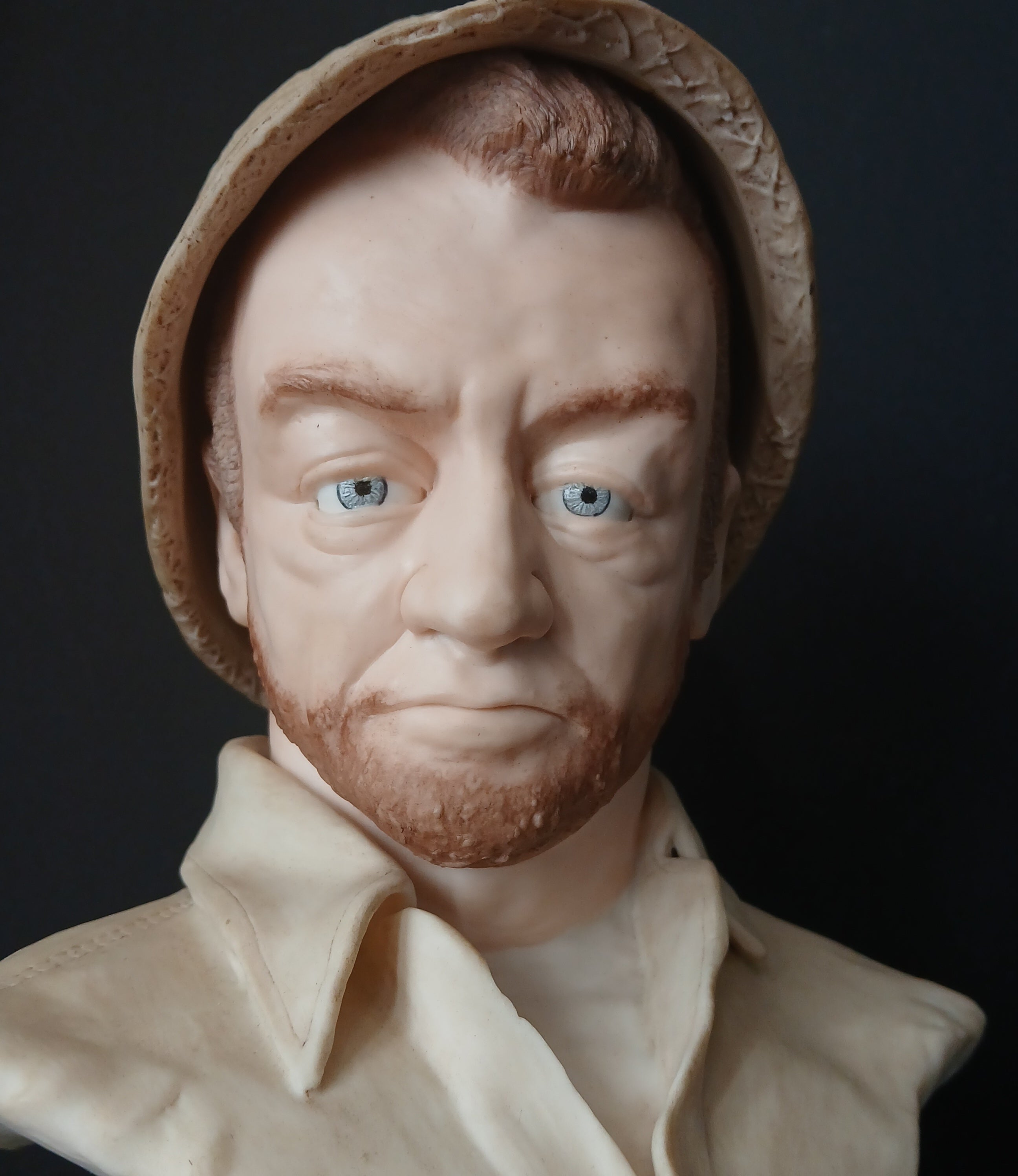 American GI 1971 Ceramic Sculpture by Edward Rohn 1927-2009