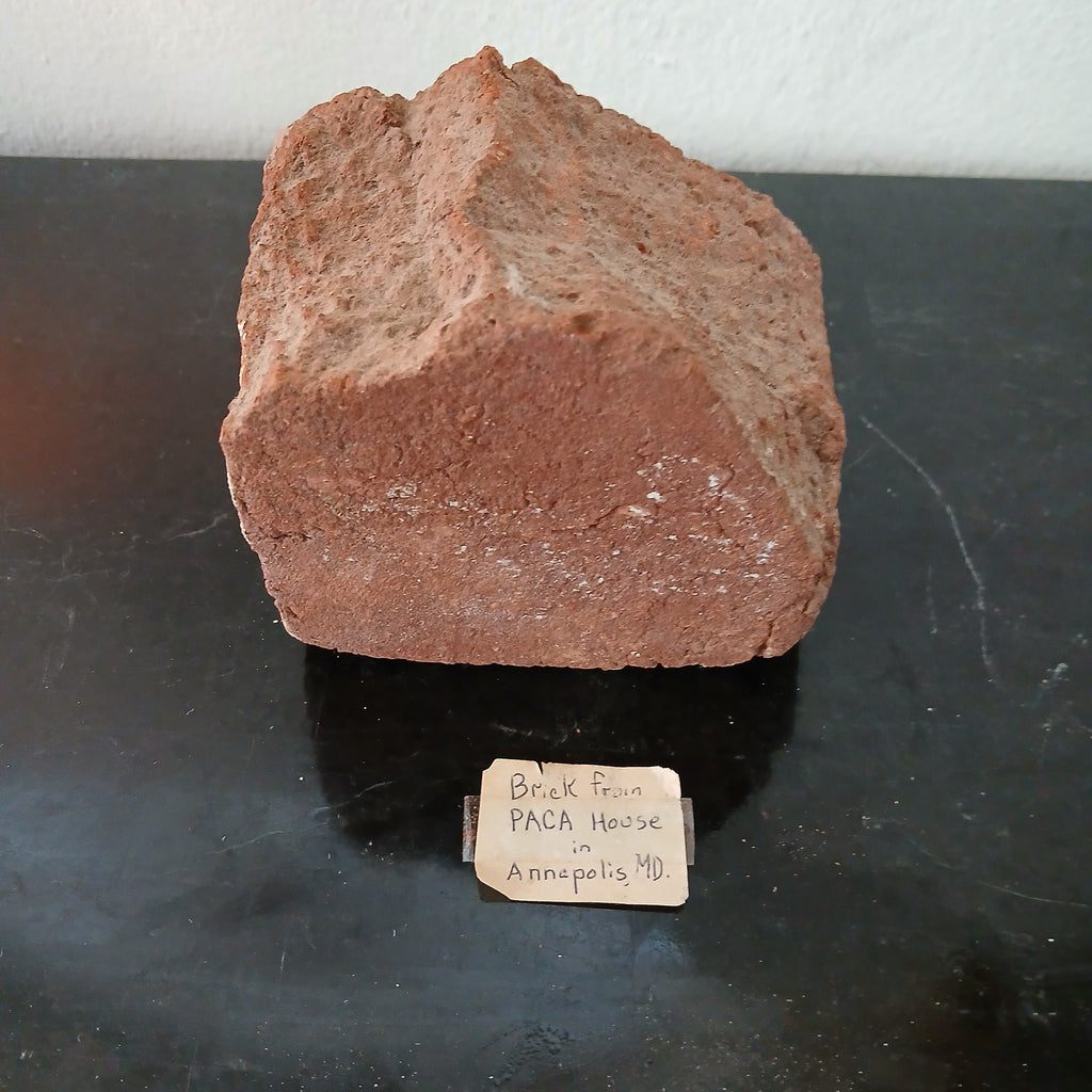 Historical Brick Fragment from the William Paca House Annapolis, MD