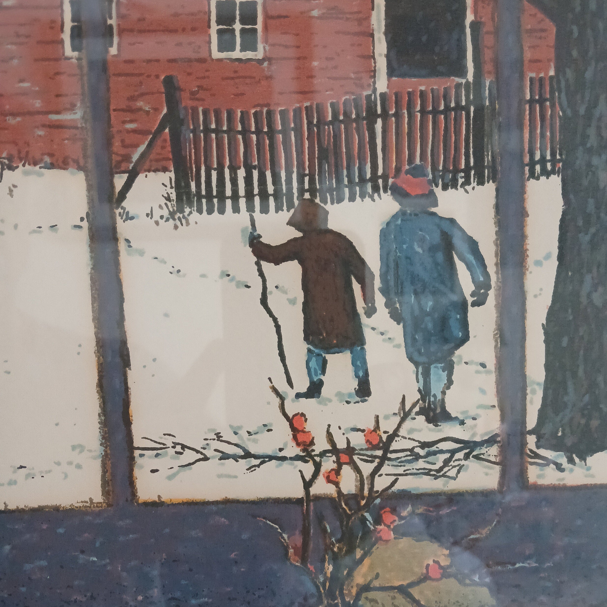 1976 Serigraph - December Pears - by Tom Bartek 1932-2024