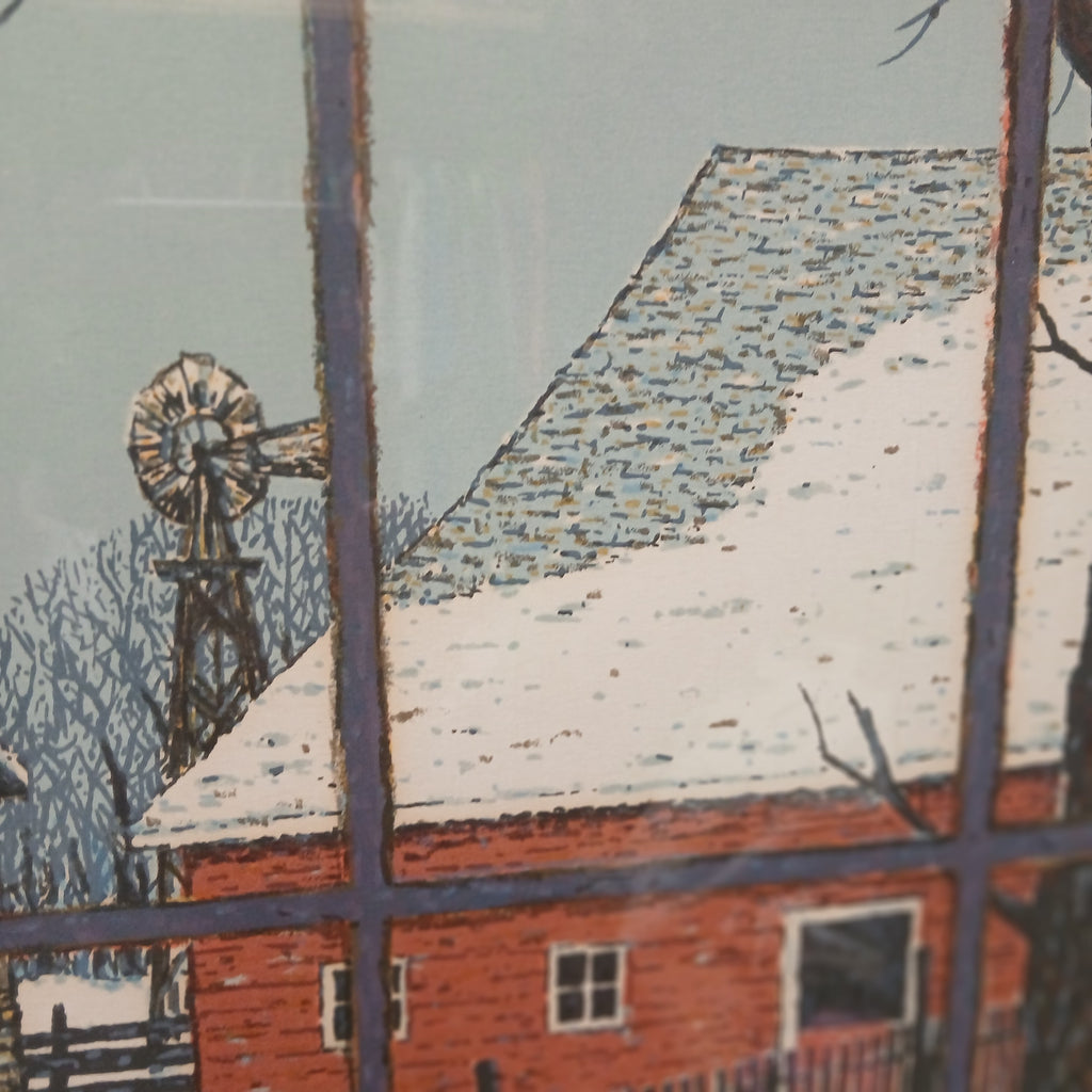 1976 Serigraph - December Pears - by Tom Bartek 1932-2024