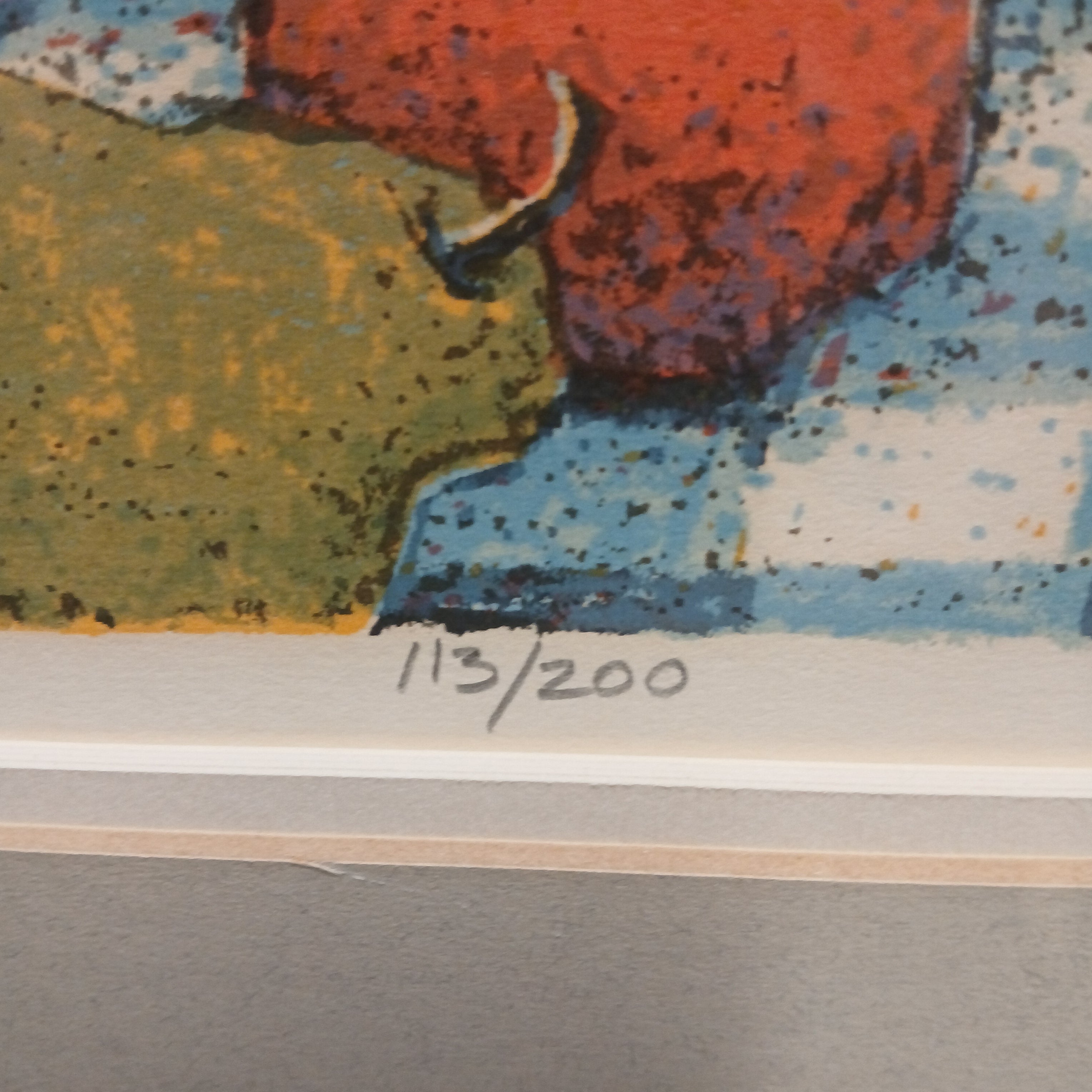 1976 Serigraph - December Pears - by Tom Bartek 1932-2024