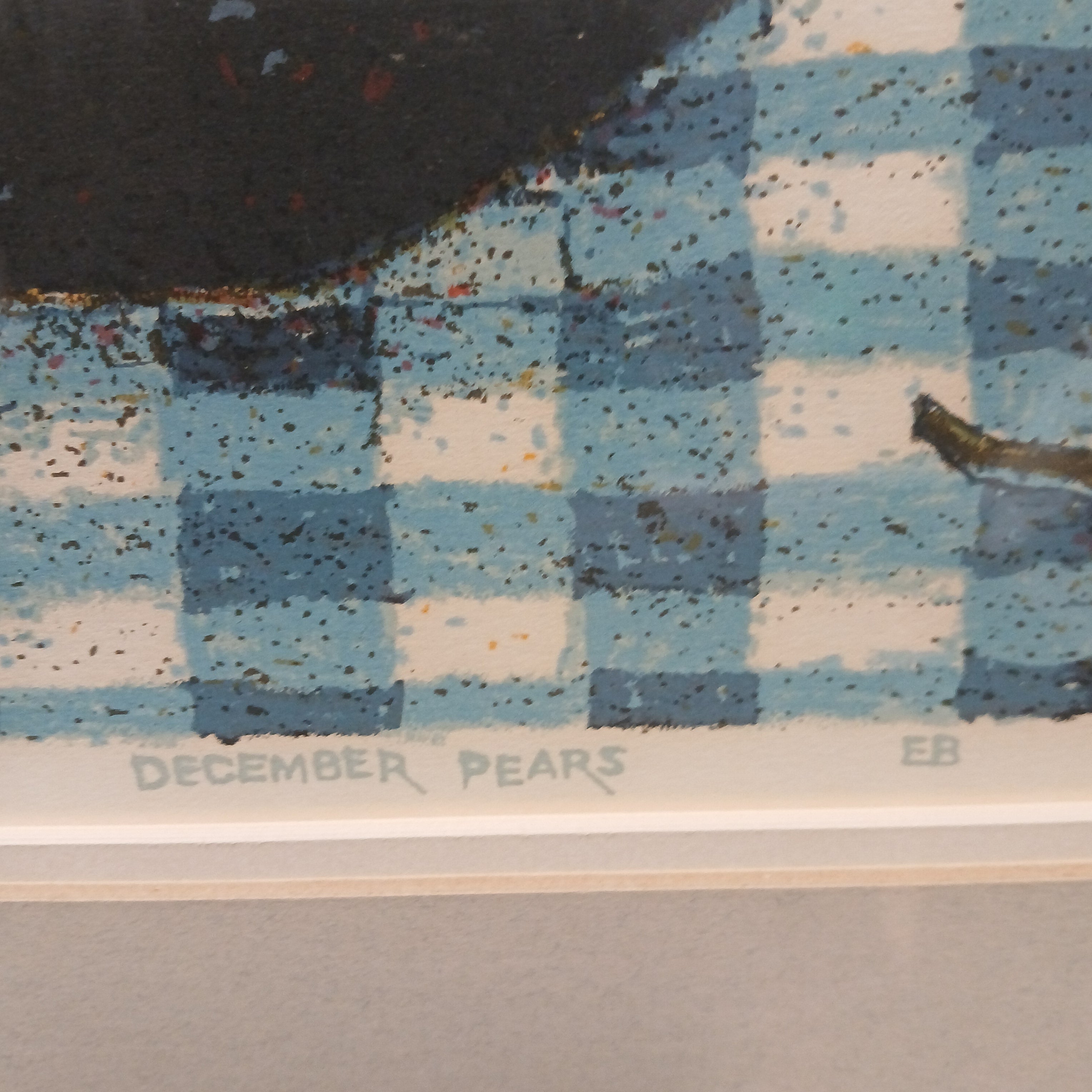 1976 Serigraph - December Pears - by Tom Bartek 1932-2024