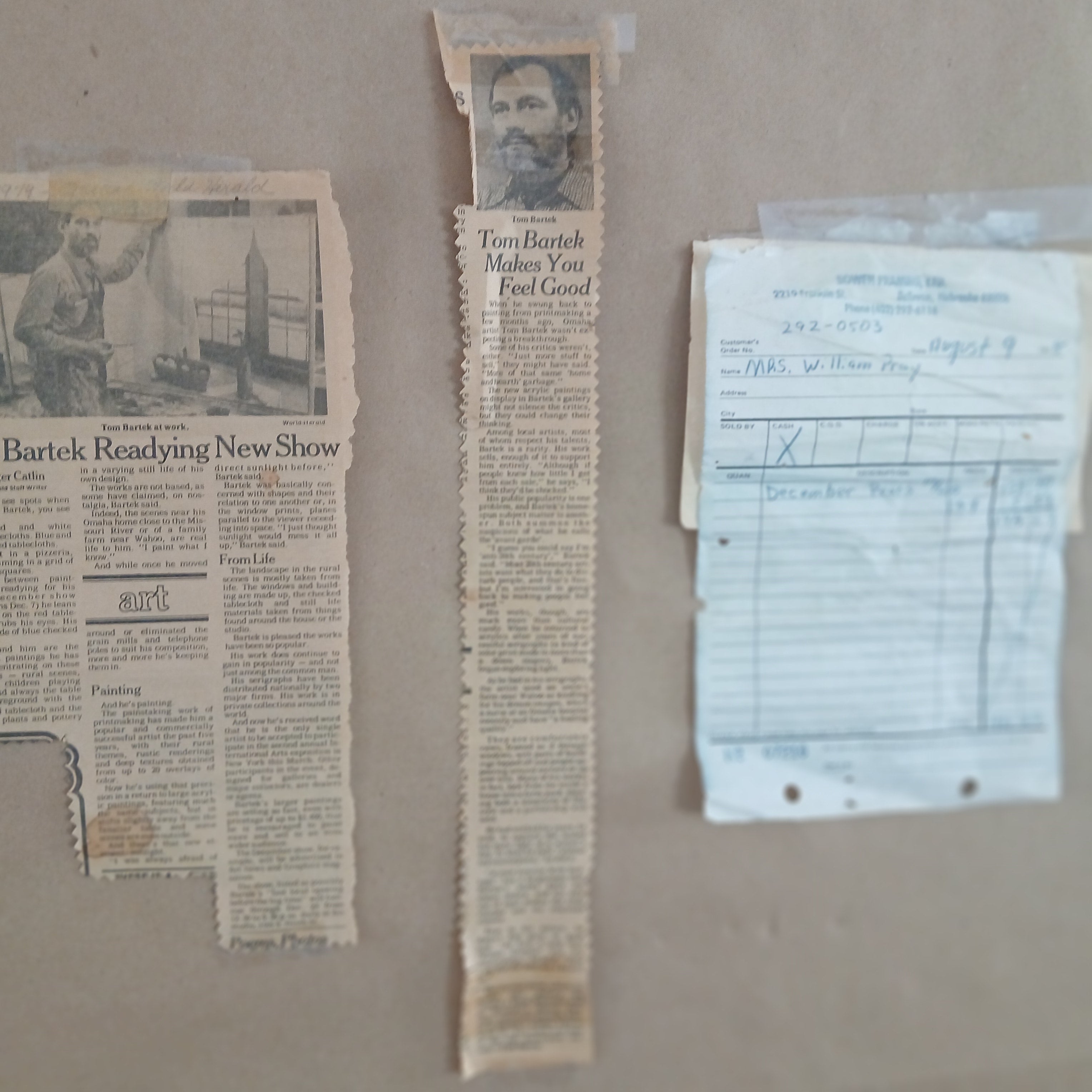 1976 Serigraph - December Pears - by Tom Bartek 1932-2024