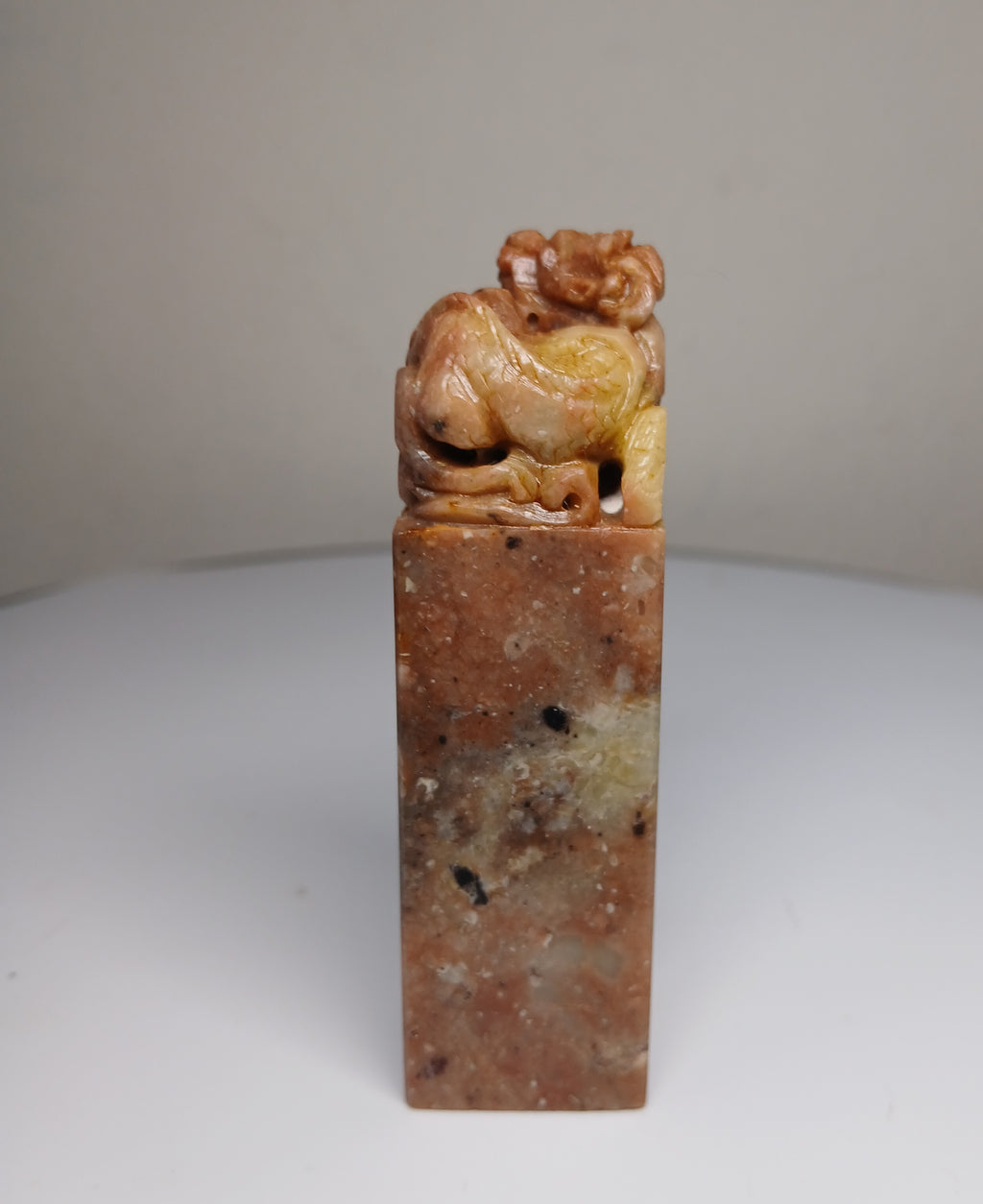 Chinese Carved Soapstone Dragon Seal Blank FREE SHIPPING!