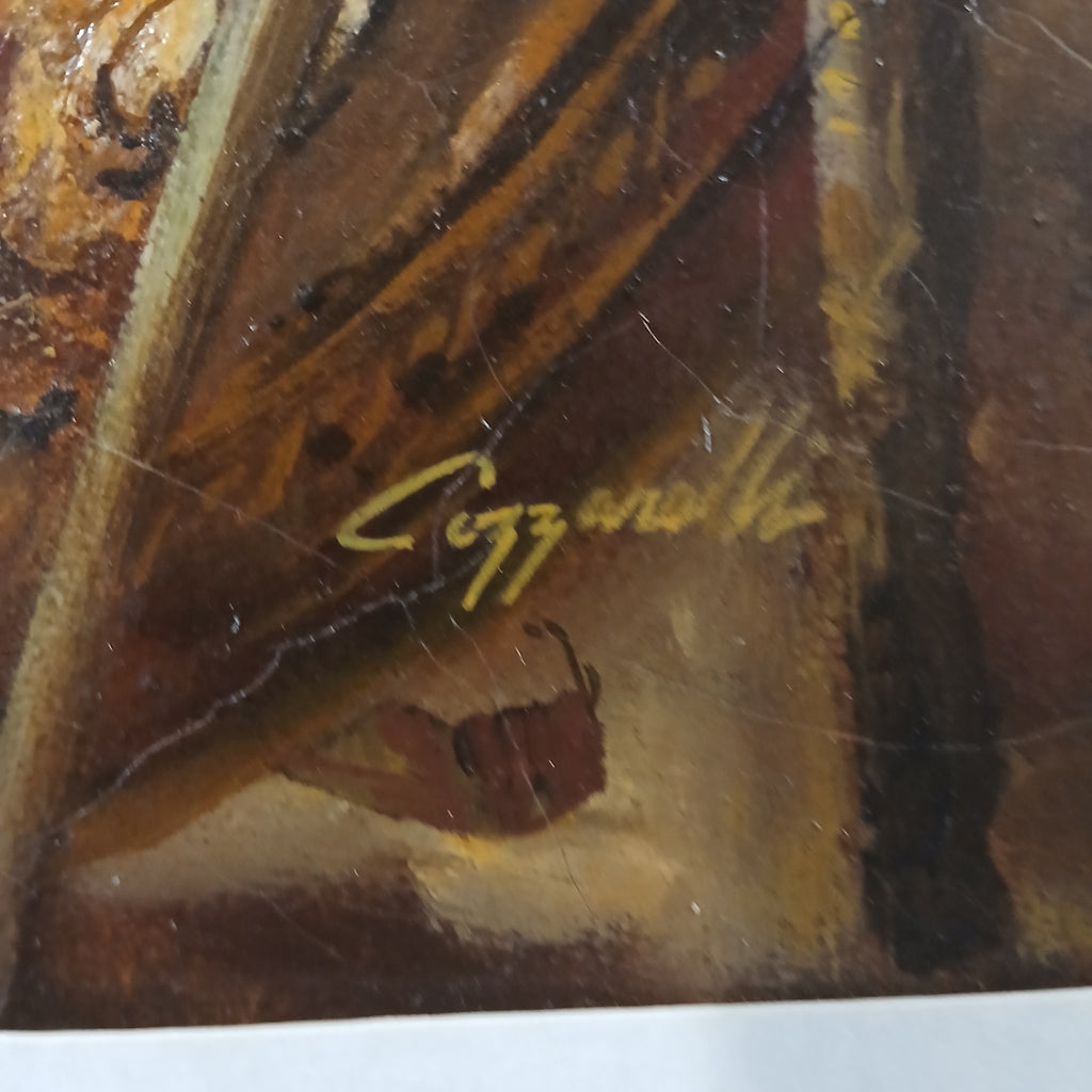 Oil Painting Steve Reeves Hercules 1950s by Frank Cozzarelli / Bianculli Estate