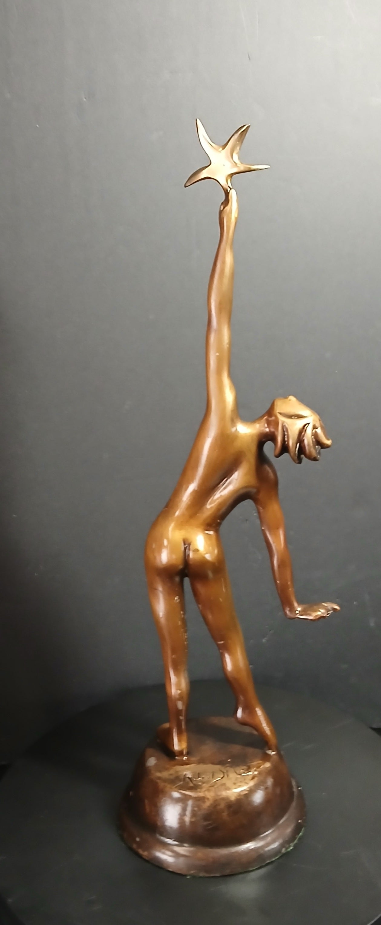 Impressive Robert St. Croix Bronze "Reaching for the Stars"
