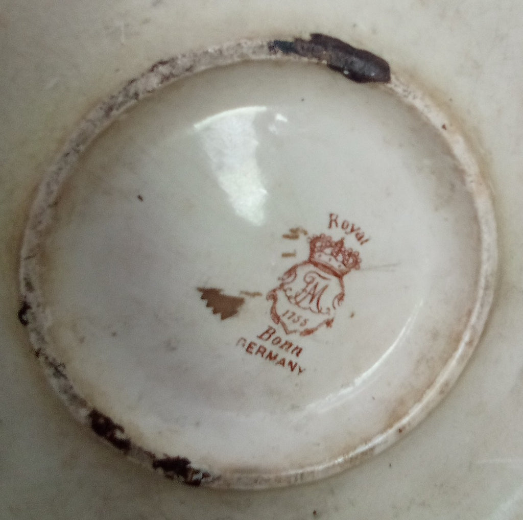 Egyptian Revival Mystical and Enchanting Royal Bonn Vase c. 1910