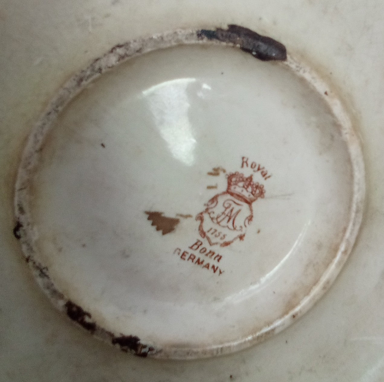 Egyptian Revival Mystical and Enchanting Royal Bonn Vase c. 1910