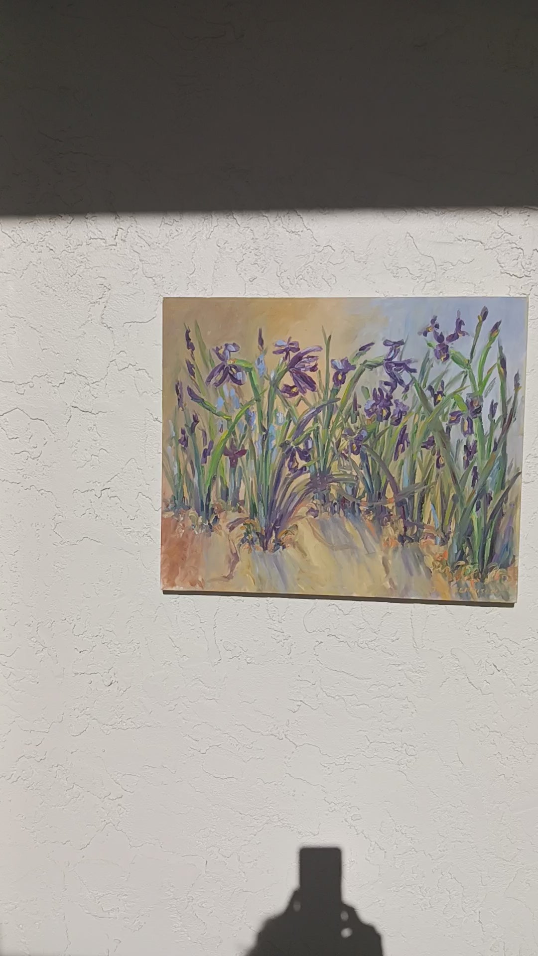 Jane Ferguson - Iris Riot V - Oil on Canvas