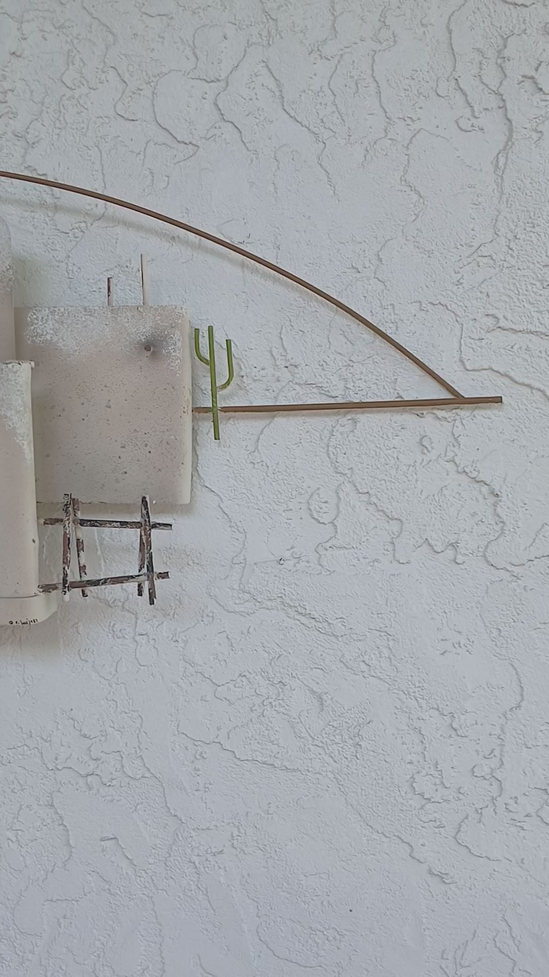 Large and Fantastic Curtis Jere Wall Sculpture - The Pueblo 1987
