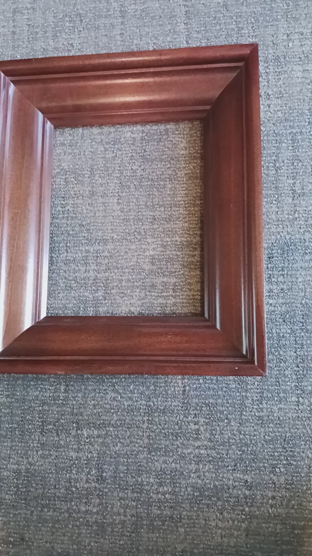 Simply Beautiful Wide Shallow Cove Cherry Picture Frame 8 x 10