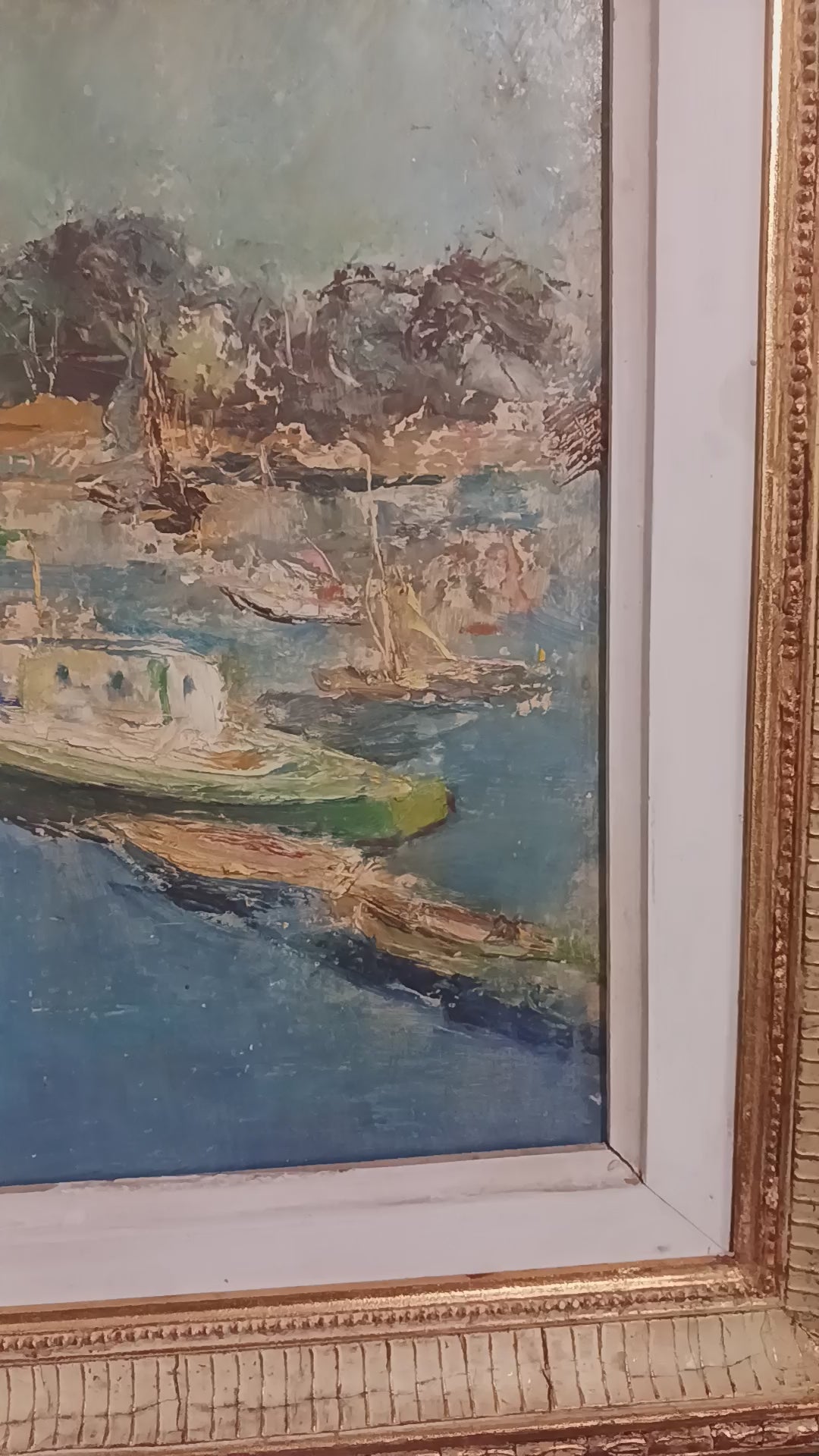 Oil on Board, 1967 by Renslow Parker Sherer "Rockport", Well-listed Artist