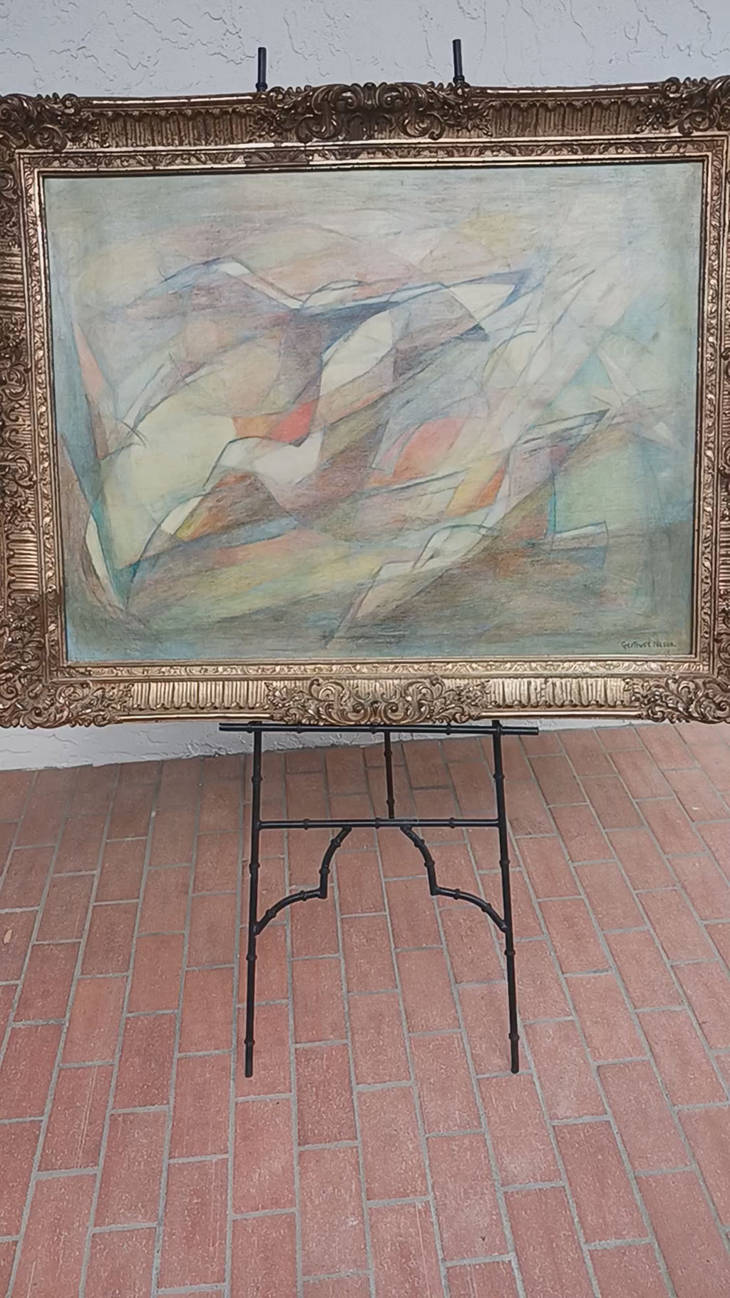 Gertrude Nason - Sky Rhythms - Exhibited at the National Academy of Design 1957