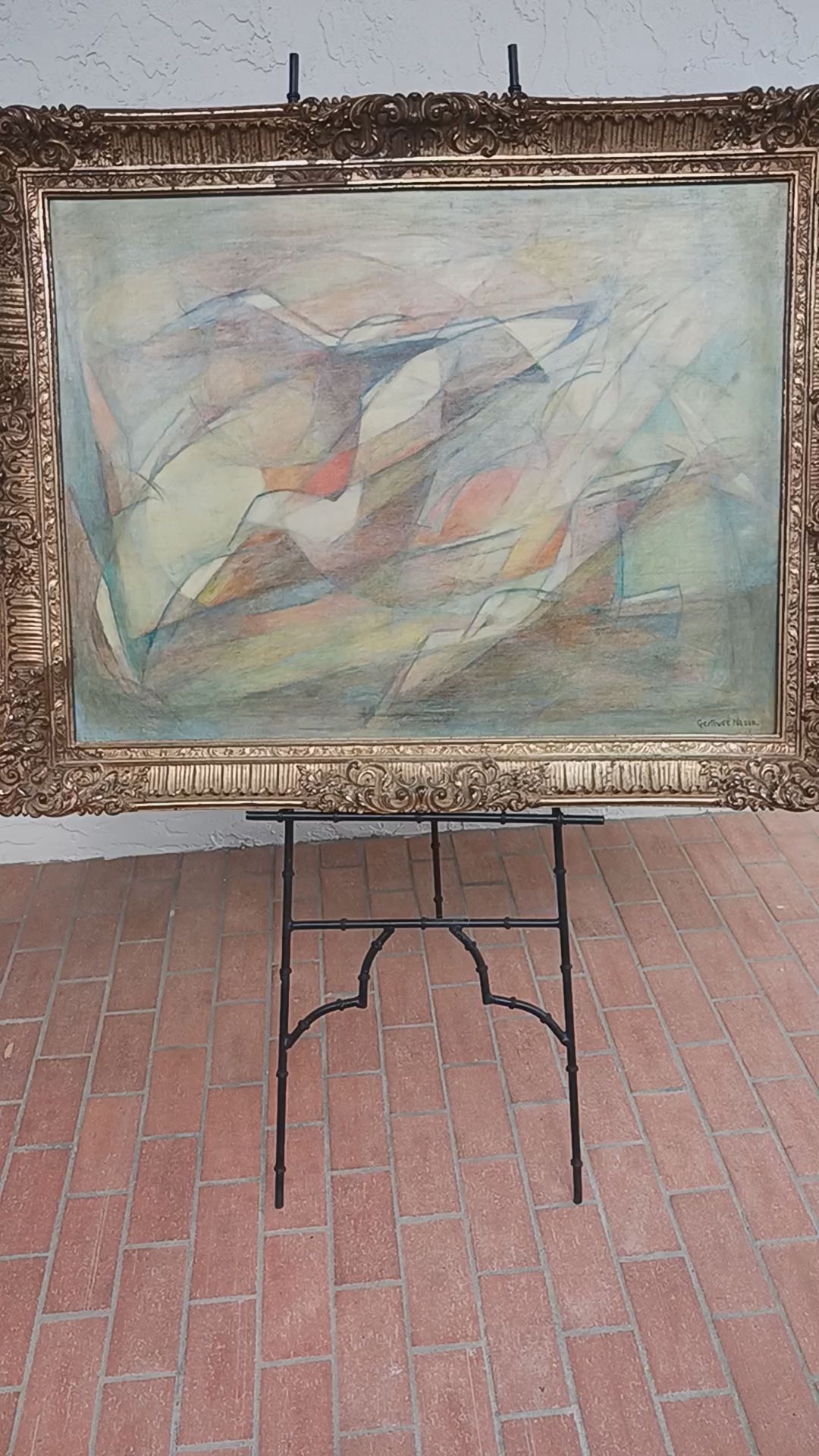 Gertrude Nason - Sky Rhythms - Exhibited at the National Academy of Design 1957