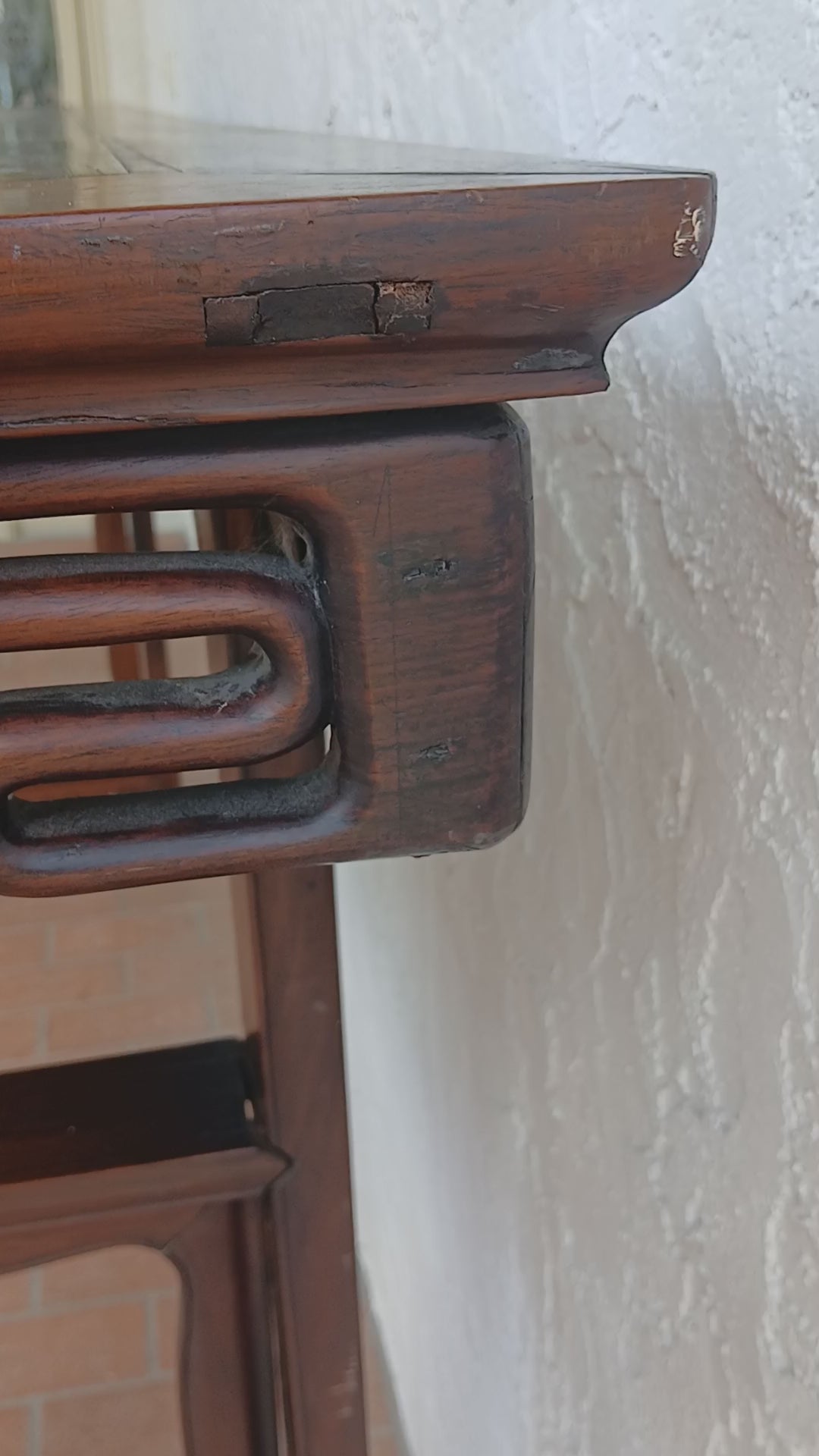 18th to Early 19th Century Chinese Carved Hongmu Altar Table