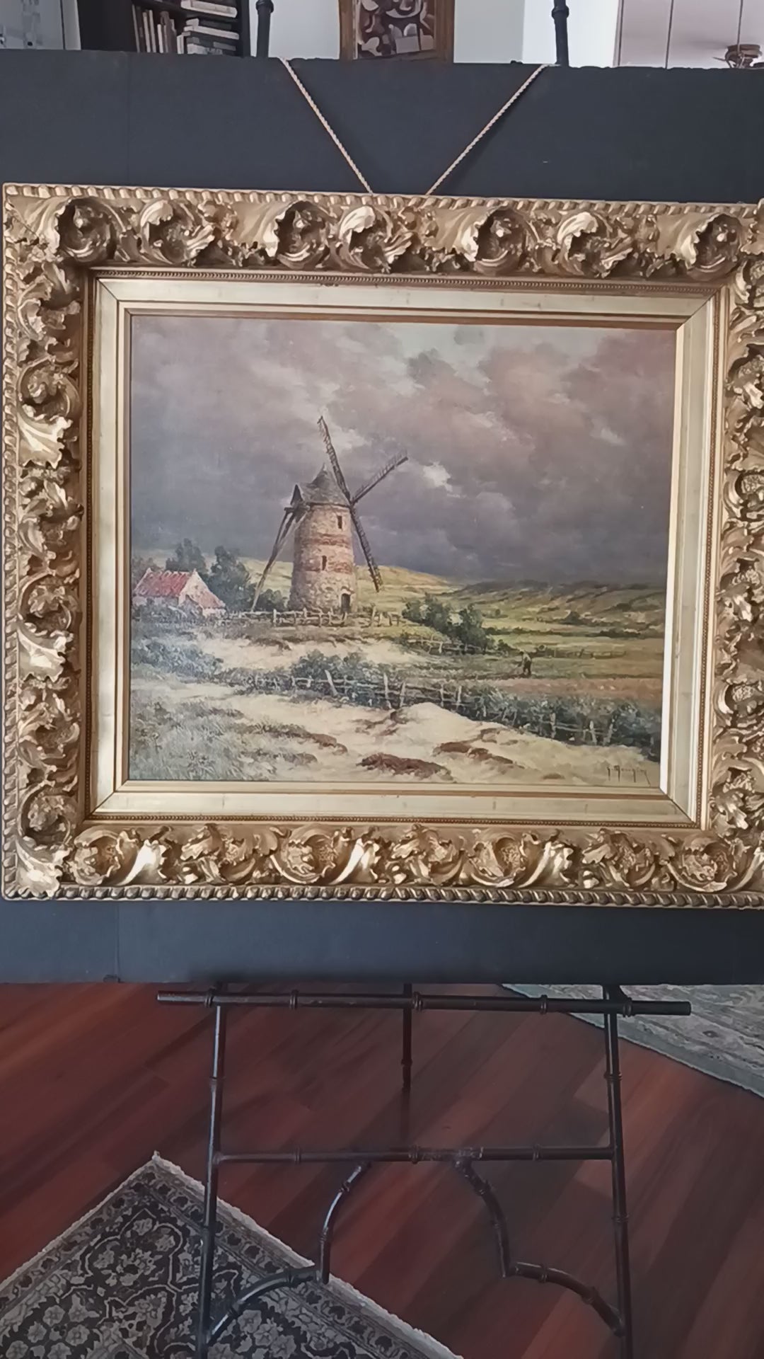 Late 19th Century Dutch Landscape by Georges Philibert Charles Maroniez