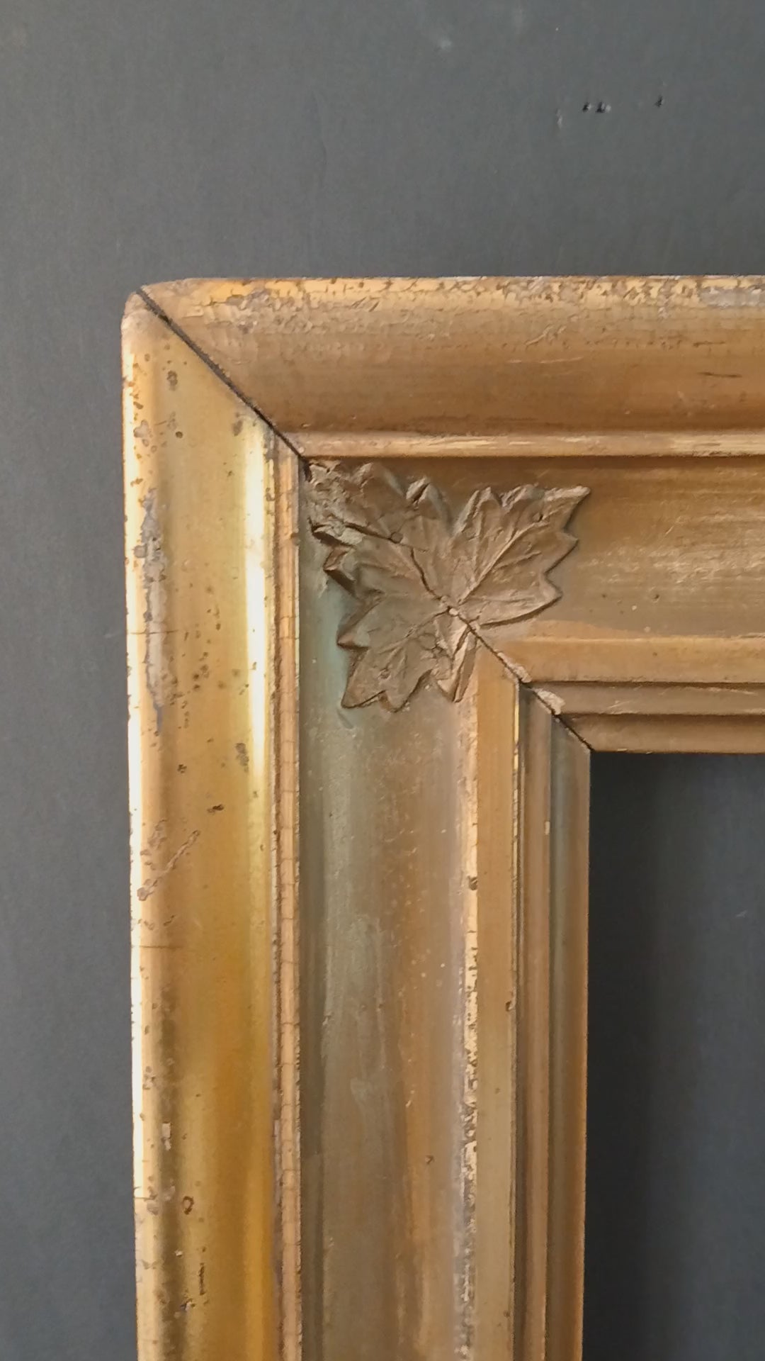 Lustrous Antique Picture/Mirror Frame c. 1900 15 3/4 x 11 3/4