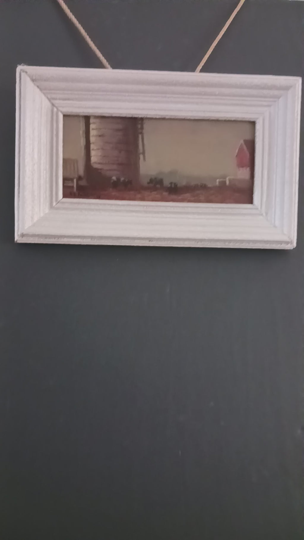 Big Silo at Horner Farm Harrisonville, NJ - Oil on Board 1995 by Michael Pacitti