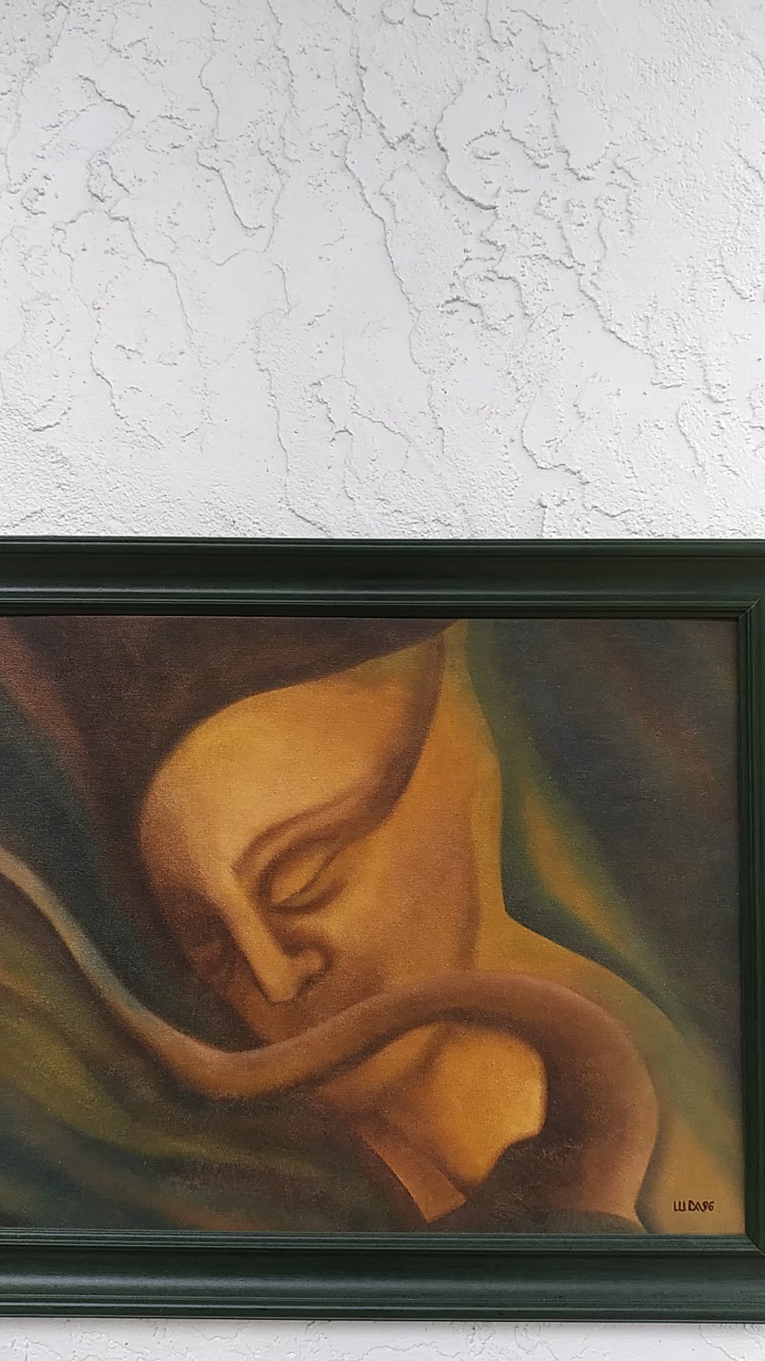 Haunting Oil on Board "Dream" by New Jersey Artist Lucia M. Merwin