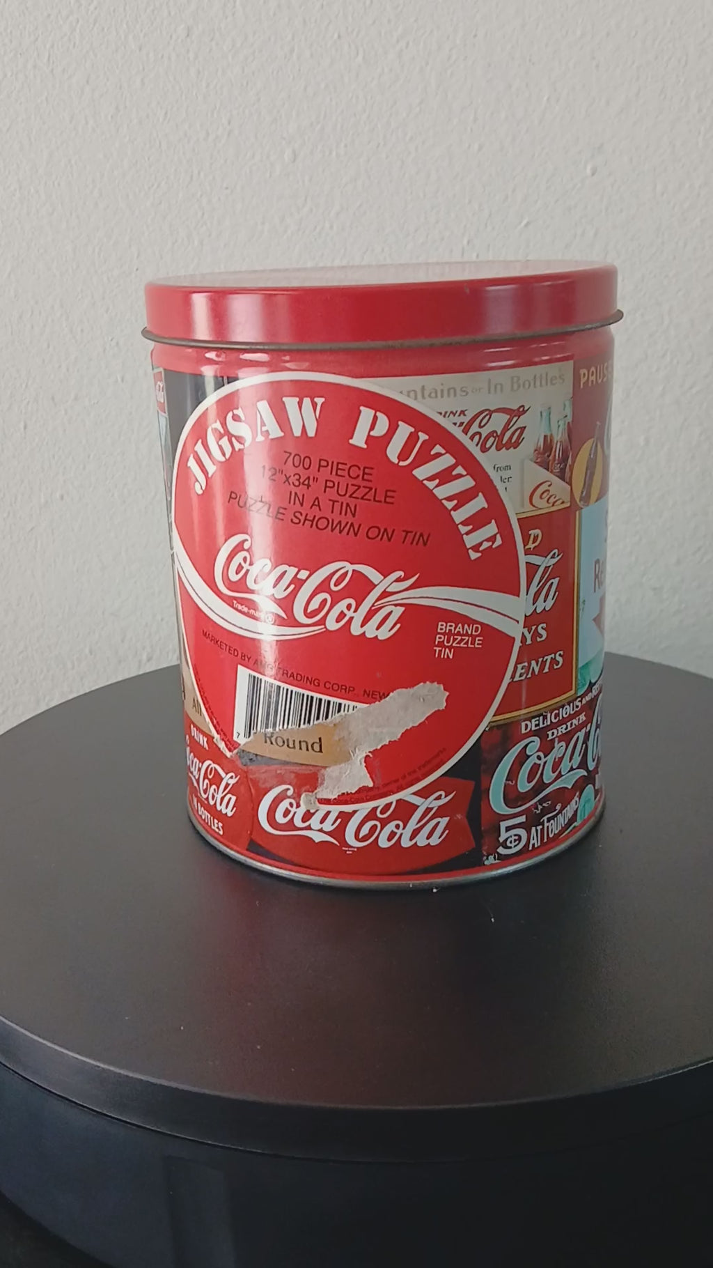 Vintage 1993 Coca-Cola 700 Piece Jigsaw Puzzle FREE SHIPPING!