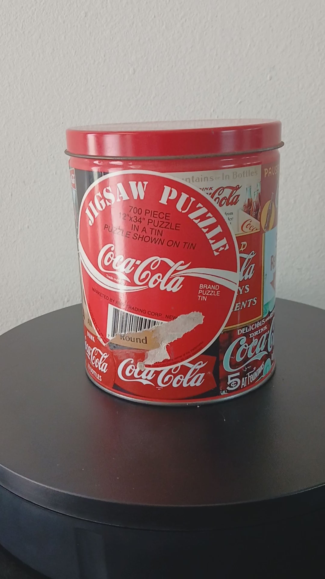 Vintage 1993 Coca-Cola 700 Piece Jigsaw Puzzle FREE SHIPPING!