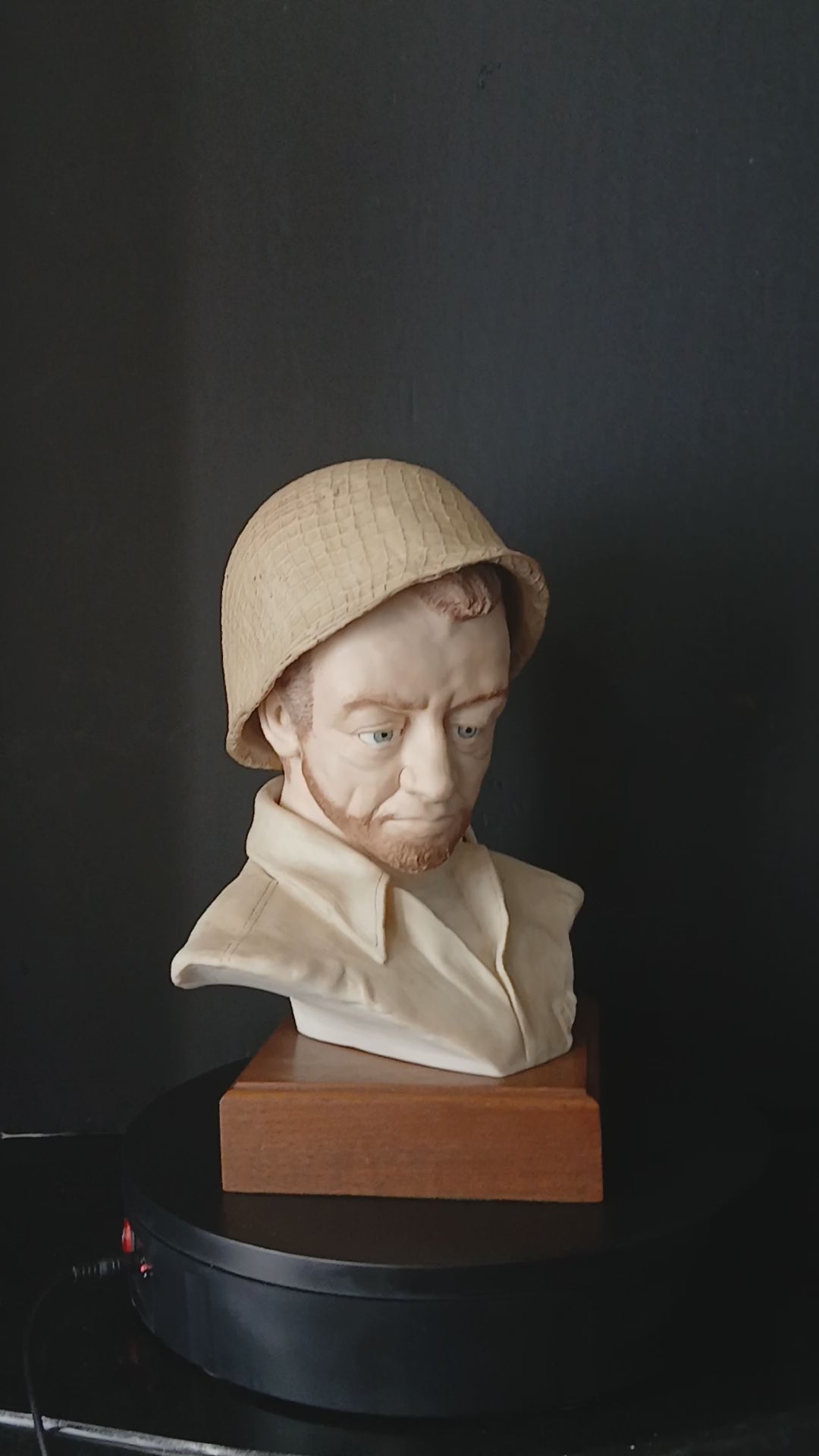 American GI 1971 Ceramic Sculpture by Edward Rohn 1927-2009
